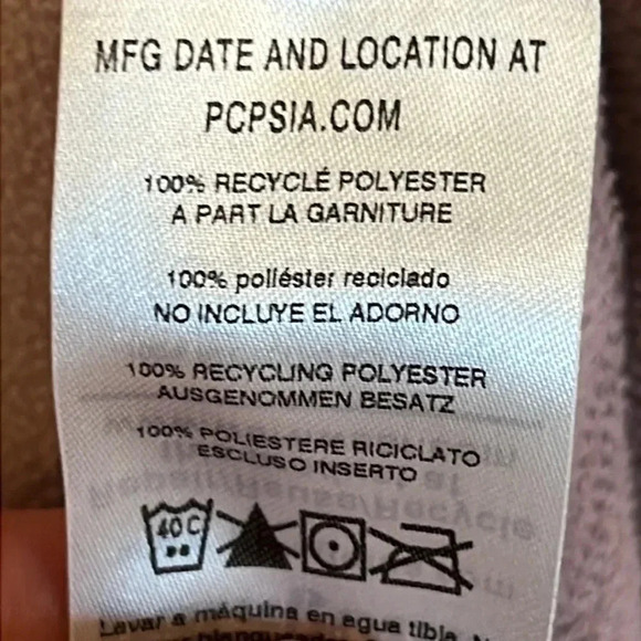 Women's Patagonia 1/4 zip size small fleece pullover ROSE PINK‎ y2k streetwear - Picture 7 of 8